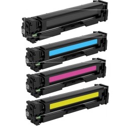 Toner équivalent à HP 201A Pack de 4 4 Couleurs