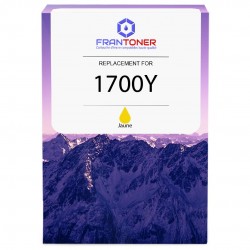 Cartouche d'encre équivalent à Canon PFI 1700Y Haute capacité Jaune