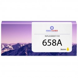 cartouche HP 658A Jaune - Avec puce
