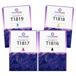 Cartouche d'encre équivalent à Epson Multipack T1816 Pack de 4 Noir, Jaune, Cyan, Magenta