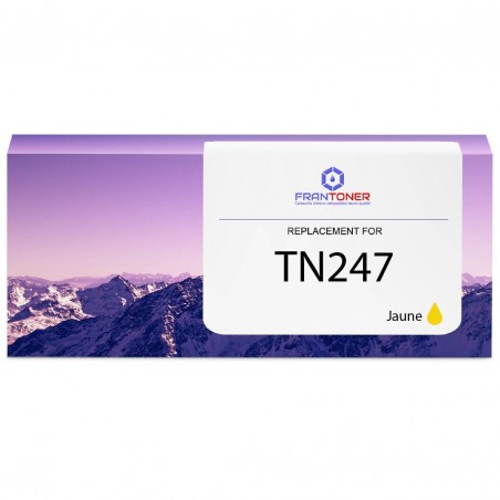 Brother toner compatible TN-247Y Jaune