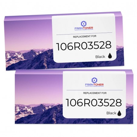 Toner équivalent à Xerox 106R03528 Pack de 2 Noir Toner équivalent à Xerox 106R03528 Pack de 2 Noir