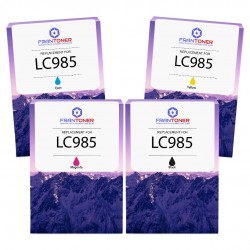 Pack de 4 cartouches de toner compatible LC985VALBP