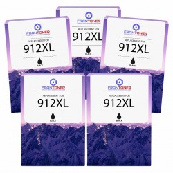 Pack de 5 HP 912XL cartouches d'encre compatibles