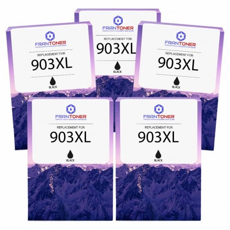 Pack de 5 HP 903XL cartouches d'encre compatibles