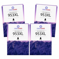 Pack de 4 HP 953XL cartouches d'encre compatibles